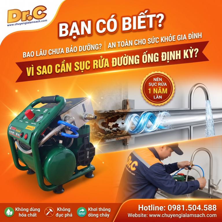 Tầm Quan Trọng Của Việc Sục Rửa Đường Ống Nước Định Kỳ: Đừng Để Hệ Thống Lọc Tổng Trở Nên Vô Nghĩa