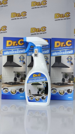 Bí Quyết Đánh Bay Dầu Mỡ Cứng Đầu Bằng Siêu Tẩy Dầu Mỡ Dr.C