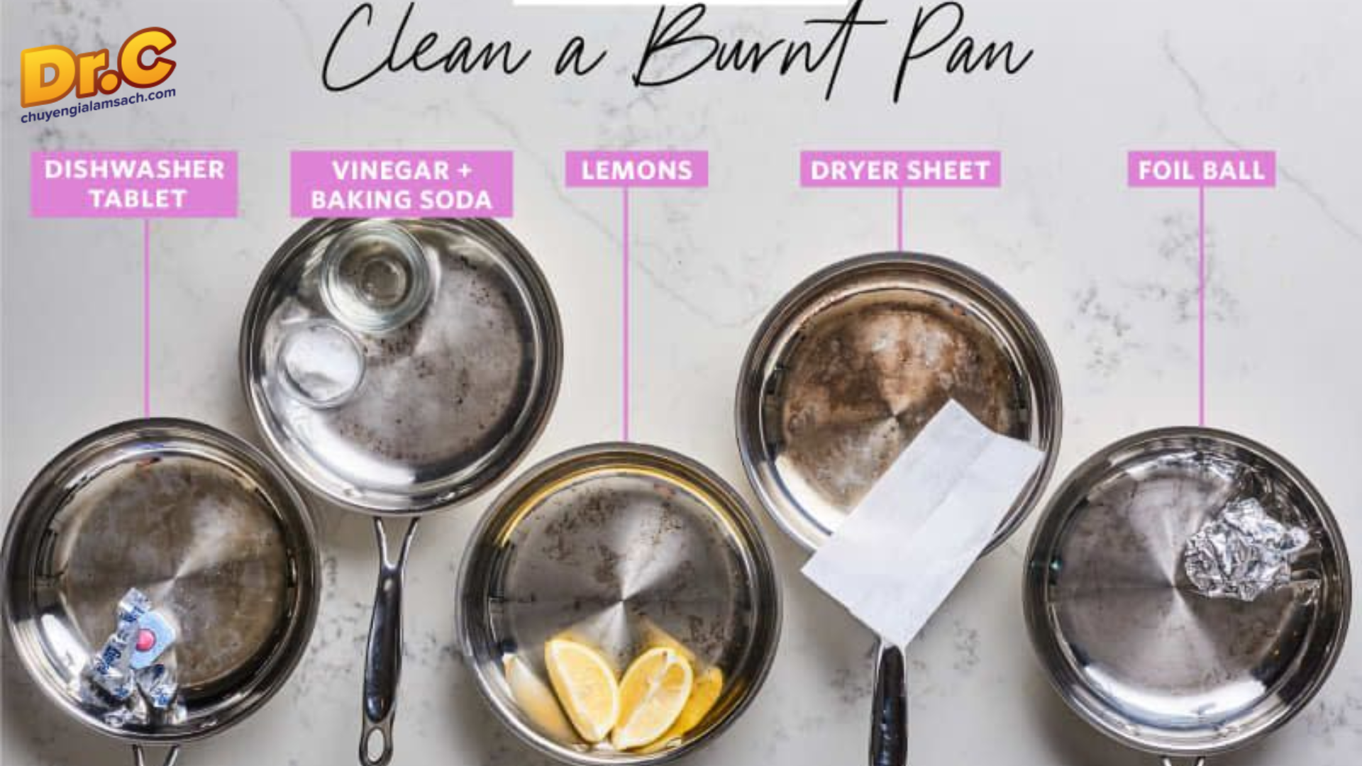 Mẹo làm sạch xoong nồi bị cháy và làm sạch đáy nồi bị cháy