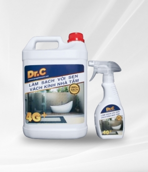 Dr.C 4G Dung Dich Tẩy Cặn Canxi, Làm Sạch Sen Vòi Inox, Cabin Tắm