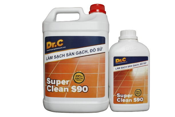 Tẩy ố Vàng Bồn Cầu Tại Hà Nội - Super Clean S90 Hóa Chất Tẩy ố Bồn Cầu