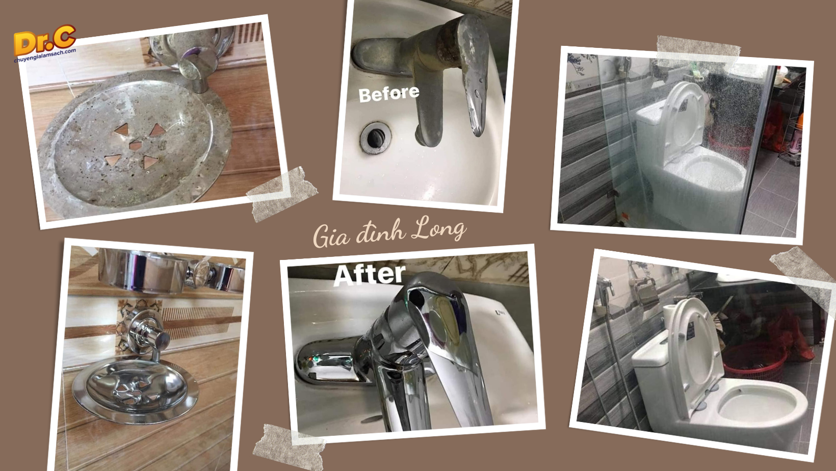 Dr.C 4G GIẢI PHÁP GIÚP SEN VÒI INOX, THIẾT BỊ PHÒNG TẮM LUÔN SÁNG BÓNG NHƯ MỚI Dr.C 4G GIẢI PHÁP GIÚP SEN VÒI INOX, THIẾT BỊ PHÒNG TẮM LUÔN SÁNG BÓNG NHƯ MỚI