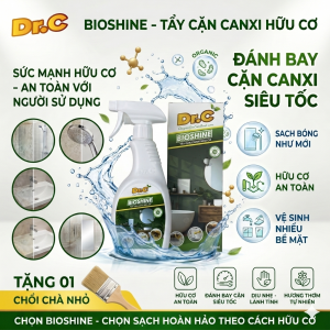 Tẩy Cặn Canxi Hữu Cơ Dr.C Bioshine – Sạch Bong Vết Ố, An Toàn Tuyệt Đối