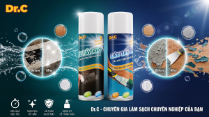 Giải Pháp Hoàn Hảo Hậu Thi Công: Đánh Bay Vết Sơn Và Keo Dính Cùng Bộ Đôi Dr.Clean