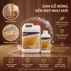 Dung Dịch Phủ Bóng Và Phục Hồi Đồ Gỗ Dr.Clean B88 – Bí Quyết Giữ Gìn Vẻ Đẹp Vượt Thời Gian