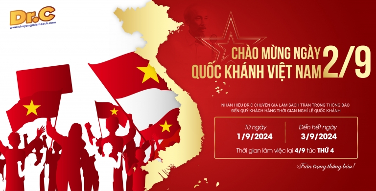 📢 THÔNG BÁO NGHỈ LỄ QUỐC KHÁNH 2/9/2024
