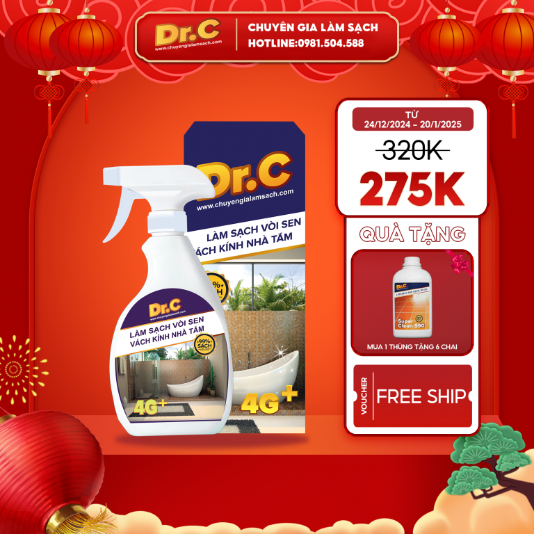 Khuyến mãi đầu năm Dr.C – Ưu đãi cực sốc sắp kết thúc!