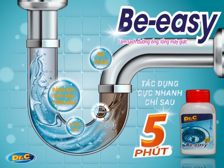 Bột Vệ Sinh Lồng Máy Giặt Tại Hà Nội - Be Easy Bột Vệ Sinh Lồng Máy Giặt