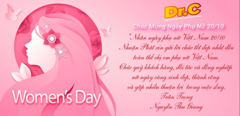 Chúc mừng 92 năm ngày Phụ Nữ Việt Nam 20 - 10 - 2022