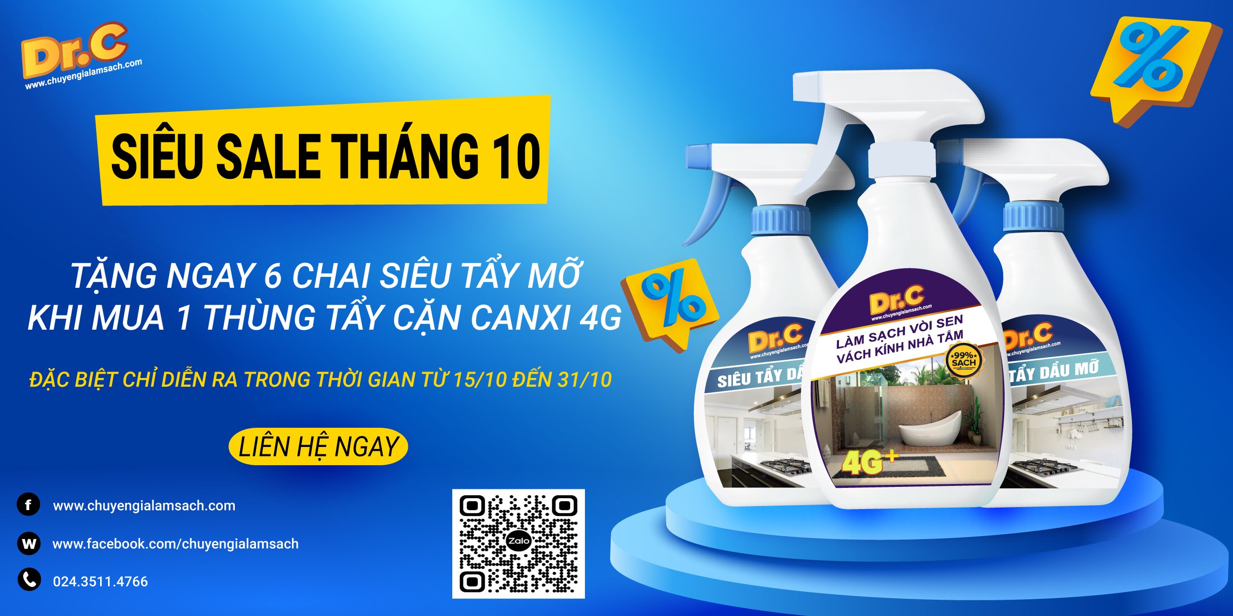 Siêu Sale Giữa Tháng - Ưu đãi hoành tráng 15/10 - 31/10 